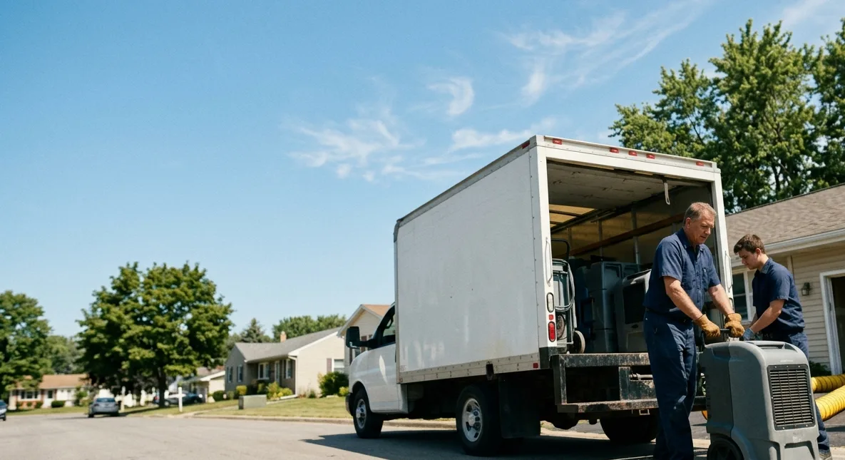 Water Damage Cleanup in Sailor Springs, IL near me